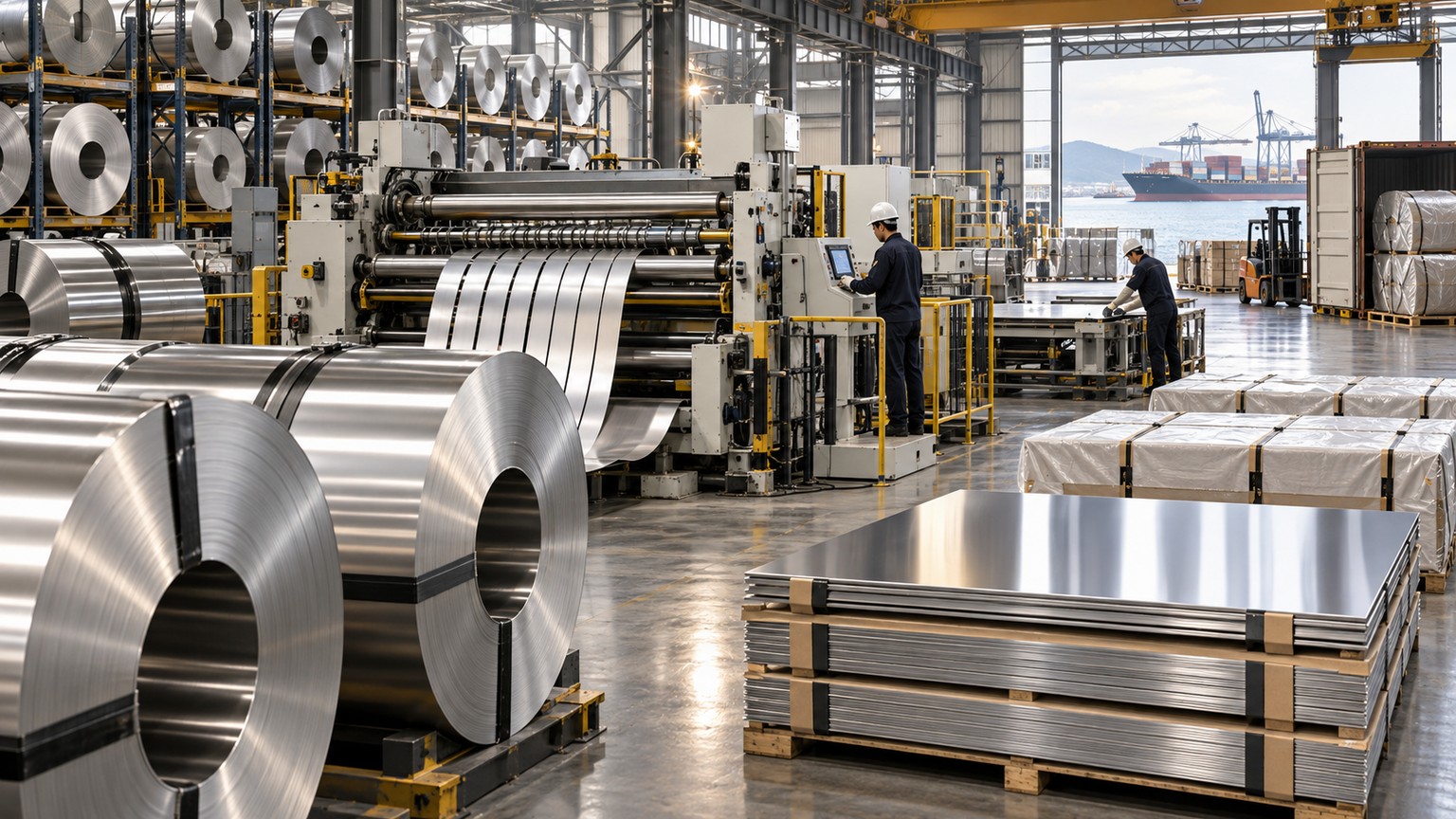 Premium Stainless Steel Distributor: Precision Slitting, Polishing, and Global Supply Solutions