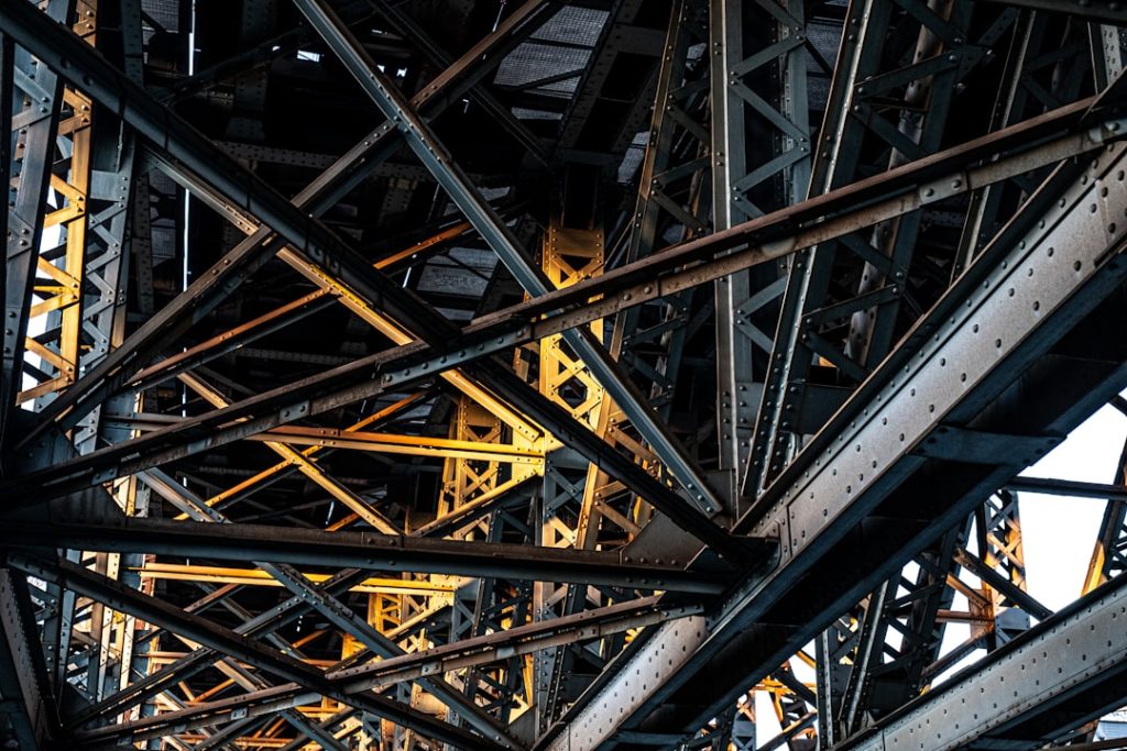 yellow-metal-tower-with-yellow-metal-frame-uqr1eezbmyy